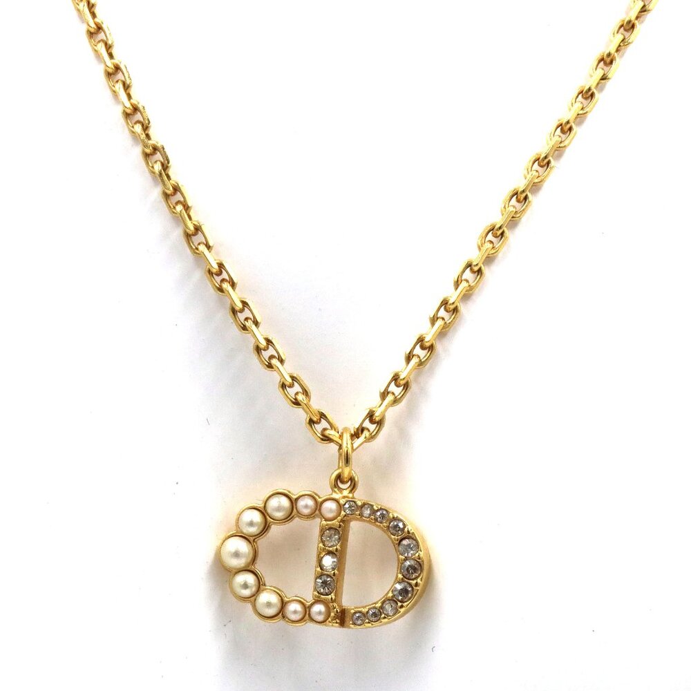 Dior petit CD Duo pendant on chain